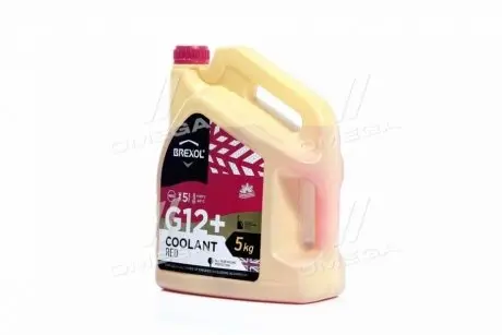 Антифриз RED G12 + Antifreeze(червоний) 5kg BREXOL Antf-012