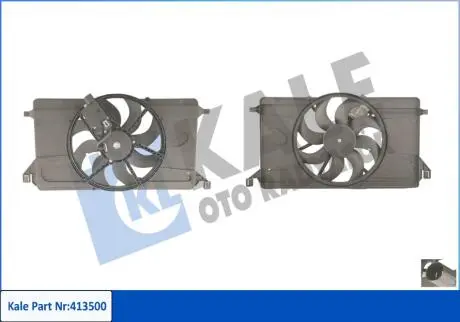 KALE FORD вентилятор радіатора Focus II 1.6 04- KALE OTO RADYATOR 413500
