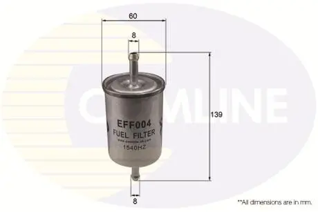 - Фільтр палива (аналогWF8033) Comline EFF004