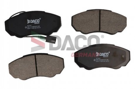 Колодки тормозные задние ducato/jumper/boxer 02- DACO 321947 (фото 1)