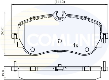 - Тормозные колодки к дискам Comline CBP02387