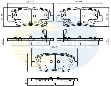 - Гальмівні колодки до дисків Comline CBP32161