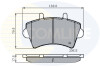 Комплект тормозных колодок, дисковый тормоз Comline CBP01035 (фото 1)