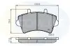 Комплект тормозных колодок, дисковый тормоз Comline CBP01035 (фото 1)