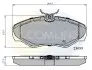Комплект тормозных колодок, дисковый тормоз Comline CBP01127 (фото 1)