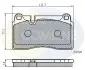 Комплект тормозных колодок, дисковый тормоз Comline CBP01626 (фото 1)