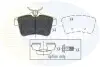 Комплект тормозных колодок, дисковый тормоз Comline CBP02045 (фото 1)