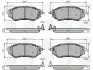 Комплект тормозных колодок, дисковый тормоз Comline CBP31762 (фото 1)