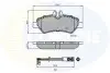 - Гальмівні колодки до дисків Comline CBP21556 (фото 1)