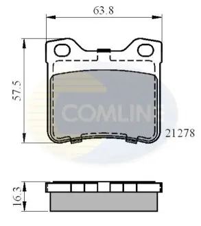 - Гальмівні колодки до дисків Comline CBP01060