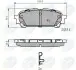 Комплект тормозных колодок, дисковый тормоз Comline CBP31775 (фото 1)