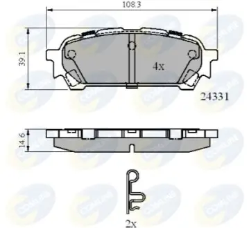 - Гальмівні колодки до дисків Comline CBP31775