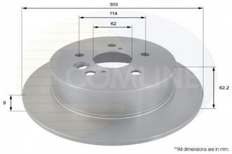 Тормозной диск Comline ADC01121
