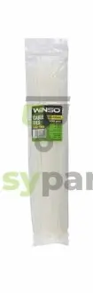 Хомути пластикові білі 4.8х400 (100шт) WINSO 148400