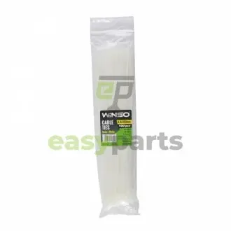 Хомути пластикові білі 4.8х350 (100шт) WINSO 148350