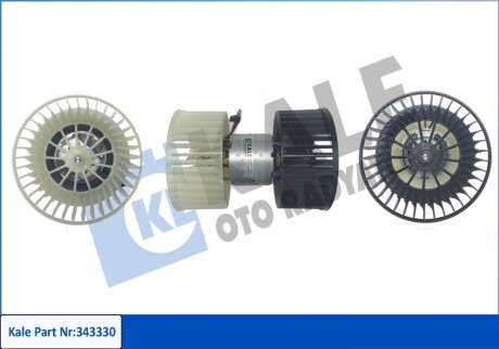 KALE BMW вентилятор радіатора 141mm 3 E36 92- KALE OTO RADYATOR 343330