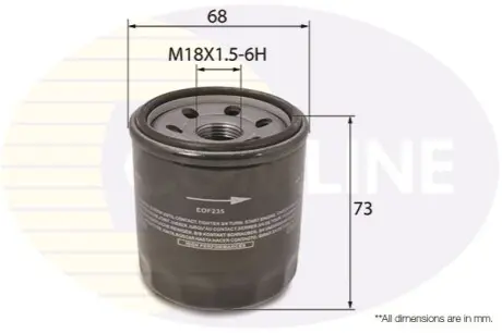 Масляный фильтр Comline EOF235