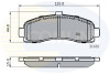 Комплект тормозных колодок, дисковый тормоз Comline CBP0508 (фото 1)