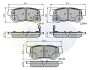Комплект тормозных колодок, дисковый тормоз Comline CBP3935 (фото 1)