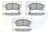 - Гальмівні колодки до дисків Comline CBP3260 (фото 1)