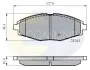 Комплект тормозных колодок, дисковый тормоз Comline CBP0486 (фото 1)