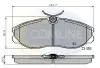 Комплект тормозных колодок, дисковый тормоз Comline CBP0447 (фото 1)