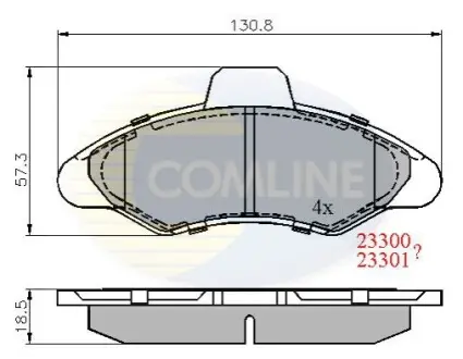 - Тормозные колодки к дискам Comline CBP0393