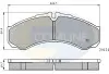 Комплект тормозных колодок, дисковый тормоз Comline CBP0931 (фото 1)