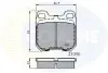 - Тормозные колодки к дискам Comline CBP0741 (фото 1)