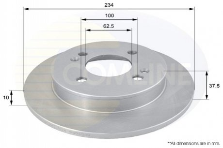 Тормозной диск Comline ADC1056 (фото 1)