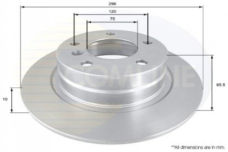 Тормозной диск Comline ADC1730 (фото 1)
