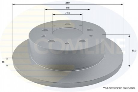 Тормозной диск Comline ADC1577 (фото 1)