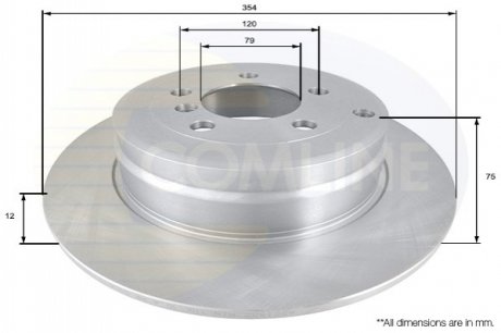 Тормозной диск Comline ADC1332 (фото 1)