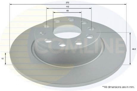 Тормозной диск Comline ADC1497 (фото 1)