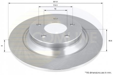 Тормозной диск Comline ADC0455