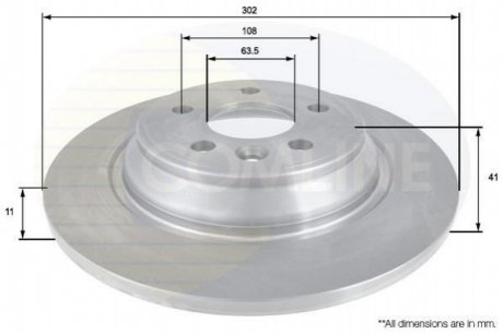 Тормозной диск Comline ADC1922