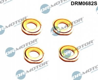 Прокладка термiчна форсунки, 4 шт 7,9x16,7x2 DR MOTOR DRM0682S