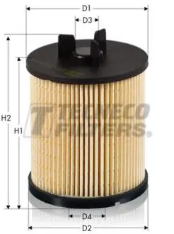 Фільтр паливний Audi A2 1.2TDI/1.4TDI 00-05 TECNECO GS0819/3E