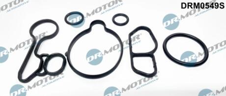 К-т прокладок масляного фiльтра 6 елементiв DR MOTOR DRM0549S