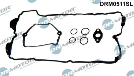 К-т прокладок клапанної кришки 7 елементiв DR MOTOR DRM0511SL