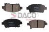 Колодки тормозные TOYOTA YARIS 99- (+ABS) DACO 324558 (фото 1)