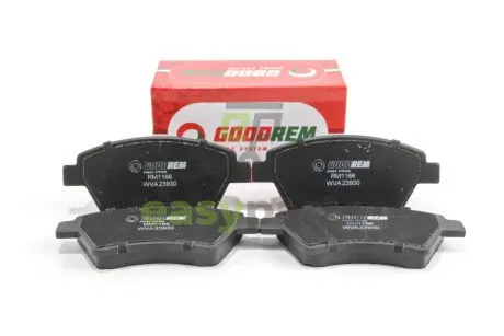 Гальмівні колодки пер. Kangoo (4x4) 01- GOODREM RM1166