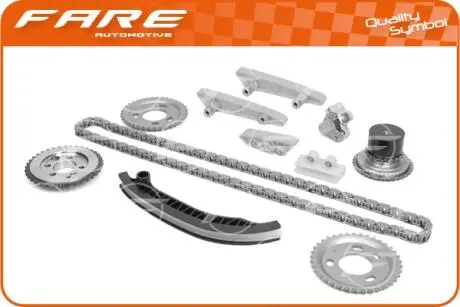 Ланцюг ГРМ к-т Ford Transit 2.4 TDE 00-06 Fare 15216