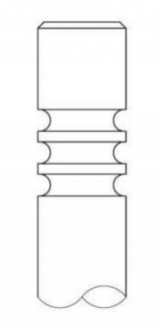 Клапан IN MB M104/M111/M120 35X7X101.50 INTERVALVES 2906.032