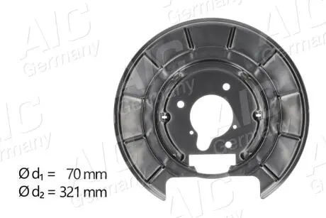 Кожух гальмiвного диска заднiй, правий AIC 57580
