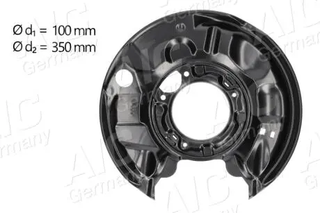 Кожух гальмiвного диска заднiй, правий AIC 55084