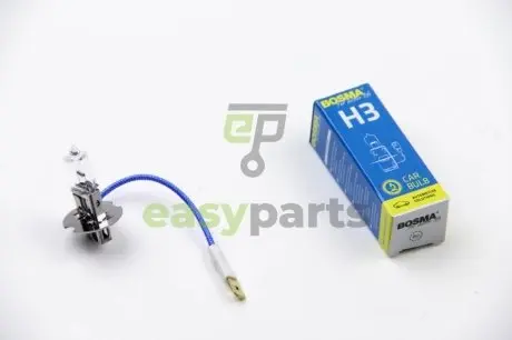 Автолампа H3 12V 55W PK22S BOSMA 1260