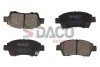 Колодки гальмівні TOYOTA YARIS 99-03 DACO 324547 (фото 1)