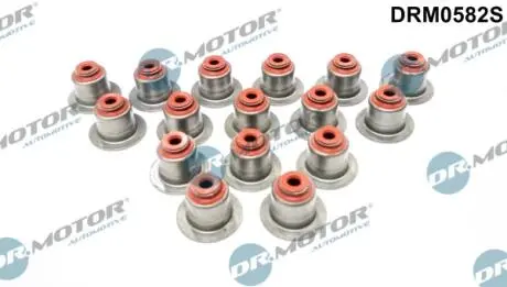 Комплект сальникiв клапанiв 16шт. DR MOTOR DRM0582S