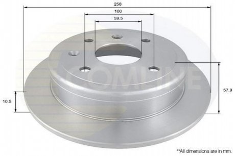 Тормозной диск Comline ADC1079 (фото 1)